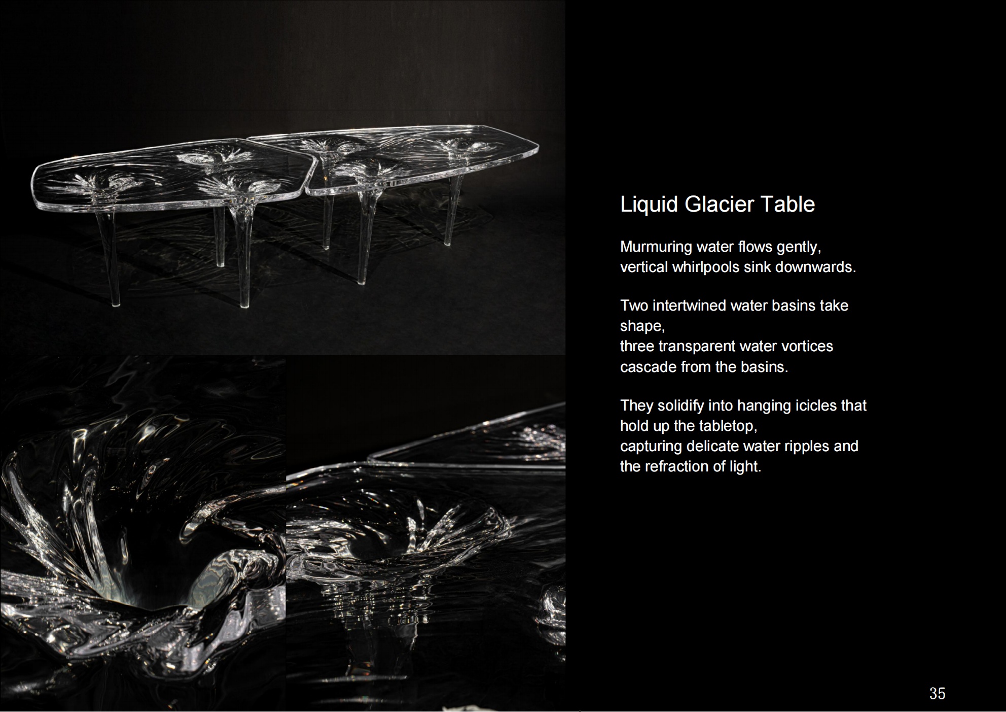 Liquid Glacier Table
